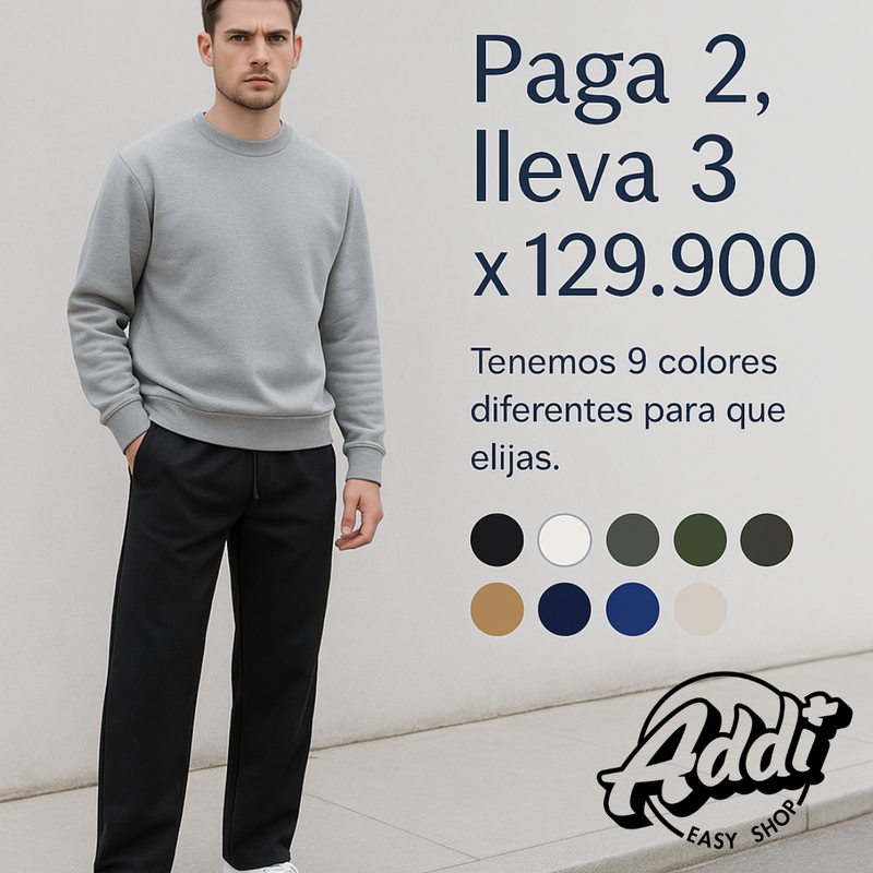 JOGGER HOMBRE BOTA RECTA