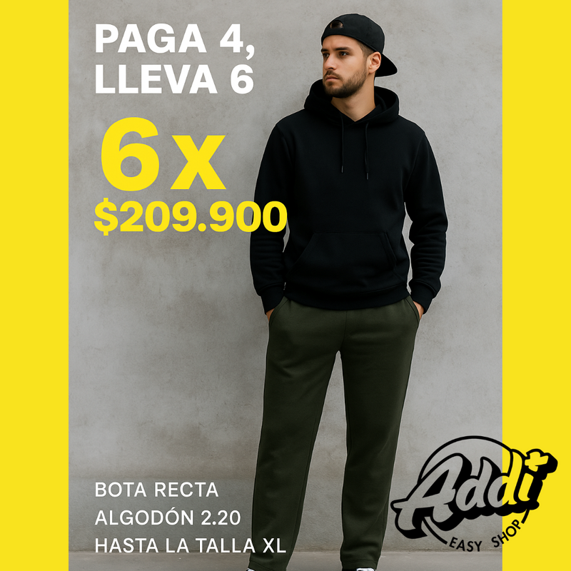 JOGGER HOMBRE BOTA RECTA