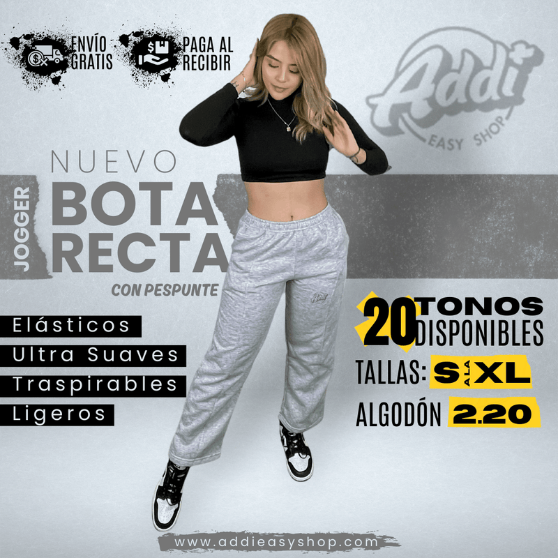 JOGGER DAMA BOTA RECTA