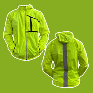 Chaqueta rompe vientos reflectiva